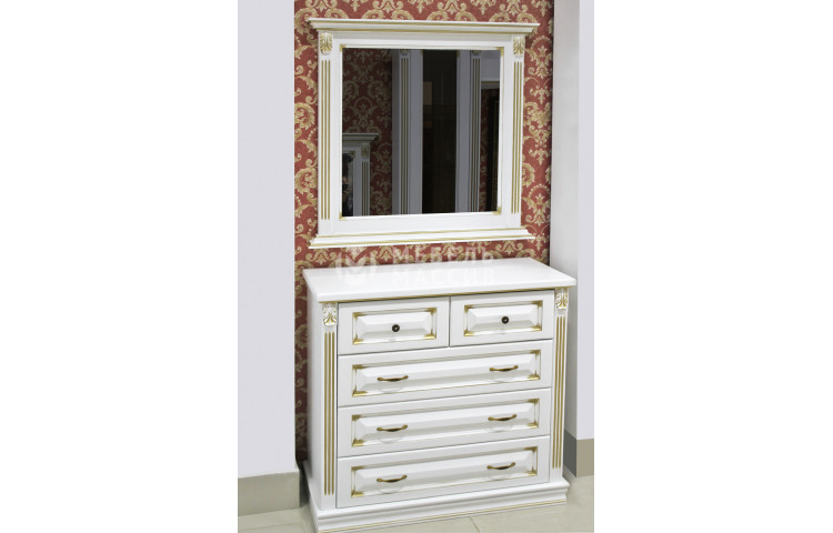 Комод и зеркало Оливия 2