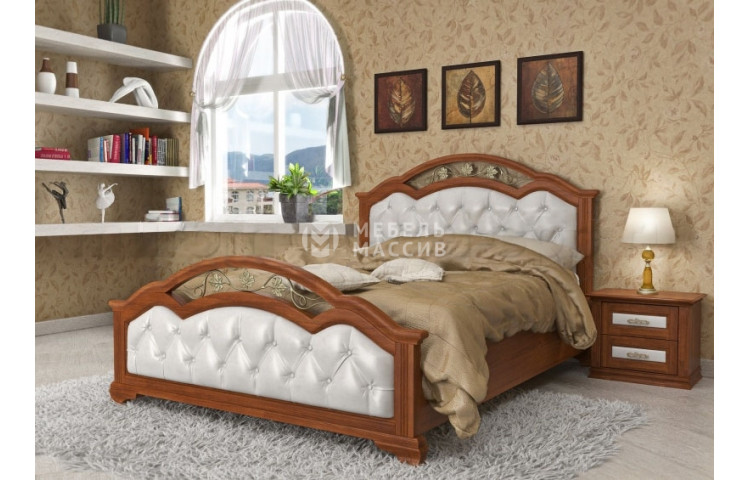 Кровать Амелия LUX с мягкой вставкой