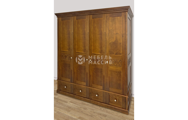 Шкаф Дубрава 4-х ств.